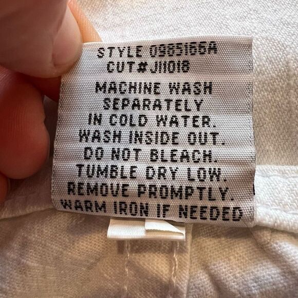 Z. Cavaricci Vintage Embroidered White Boot Cut Exposed Zipper Jeans Size 5 - Picture 7 of 7